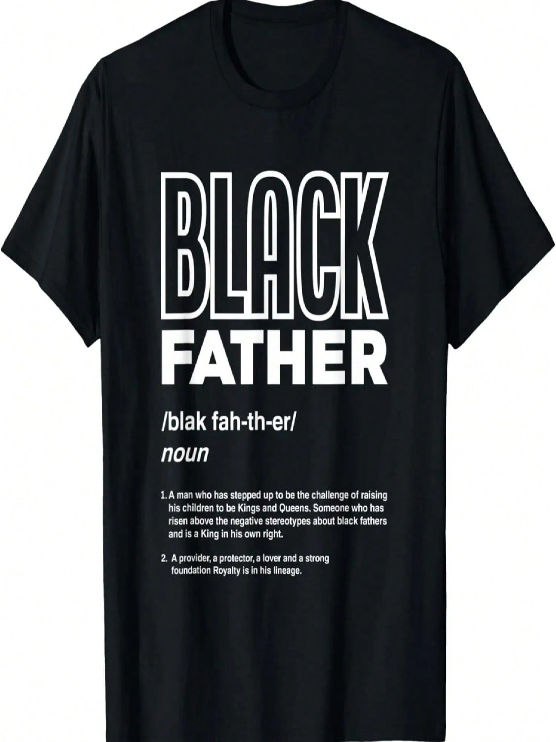 unisex Black Father Afro American Dad T-Shirt S
