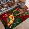 Custom Rug Cristiano Ronaldo Pattern Print Name Text Soft Non‑Slip Floor Carpet for Home Indoor Decoration