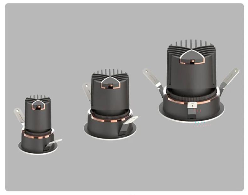 LED Anti-Glare Recessed Deep Cup Spotlight for Home and Bedroom