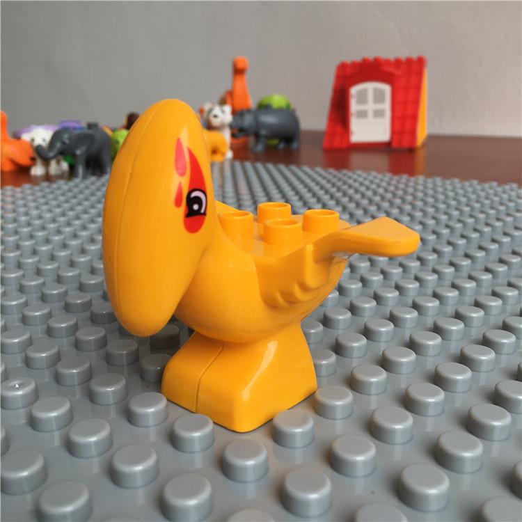 Gegele Lego-Compatible Building Blocks: Large Particles & Small Animal Accessories - Ocean, Zoo, Dinosaur Educational Toys