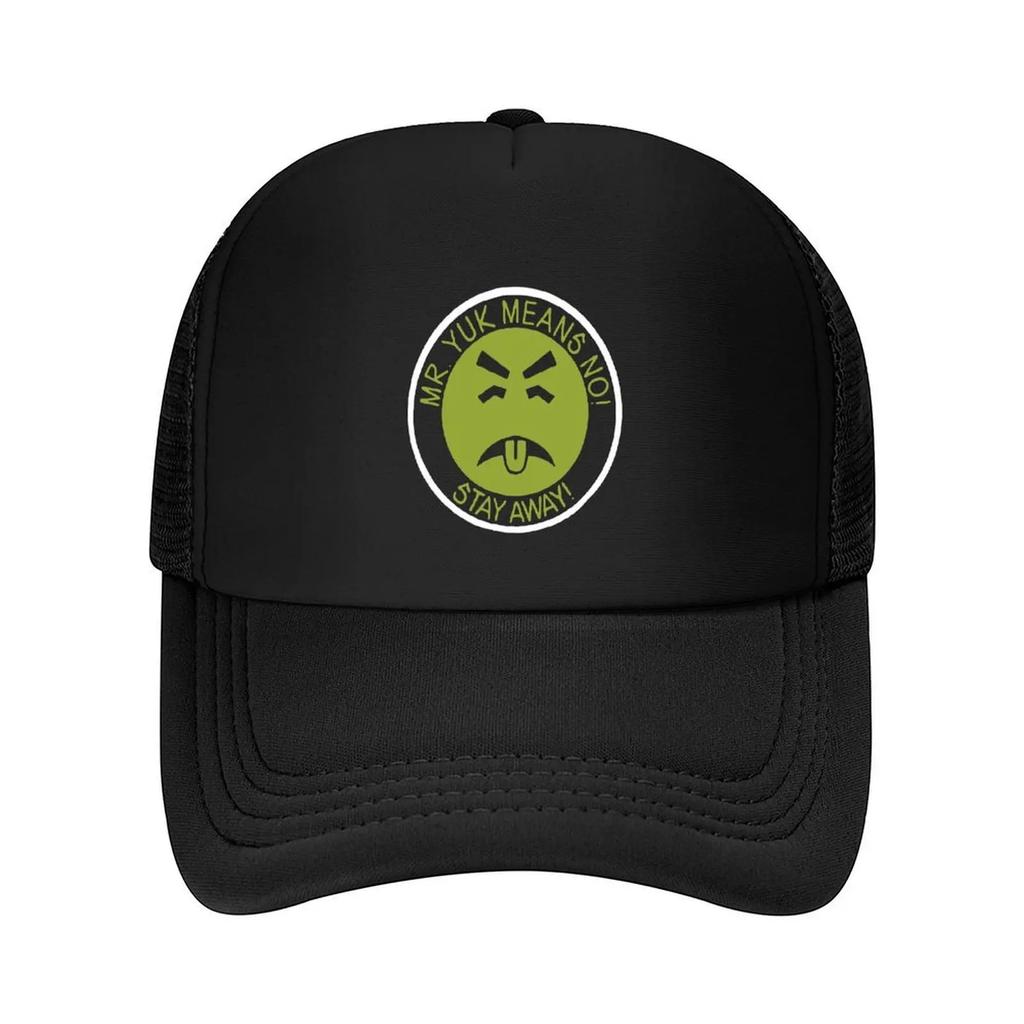 Mr Yuk Means No Baseball Cap Big Size Hat Anime Hat Thermal Visor Trucker Hat Unisex Caps Womens