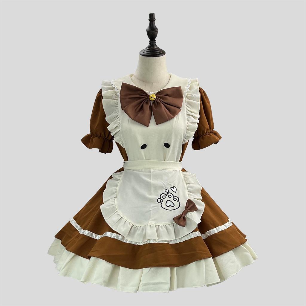 New Cross-Border Cute Maid Cosplay Lolita Halloween Costume for Women