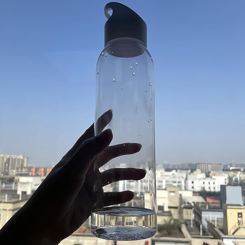 

[Made of resin that can come in contact with food] MYEEDA water bottle 650ml bottle Easy to wash water bottle transparent plastic BPA free water