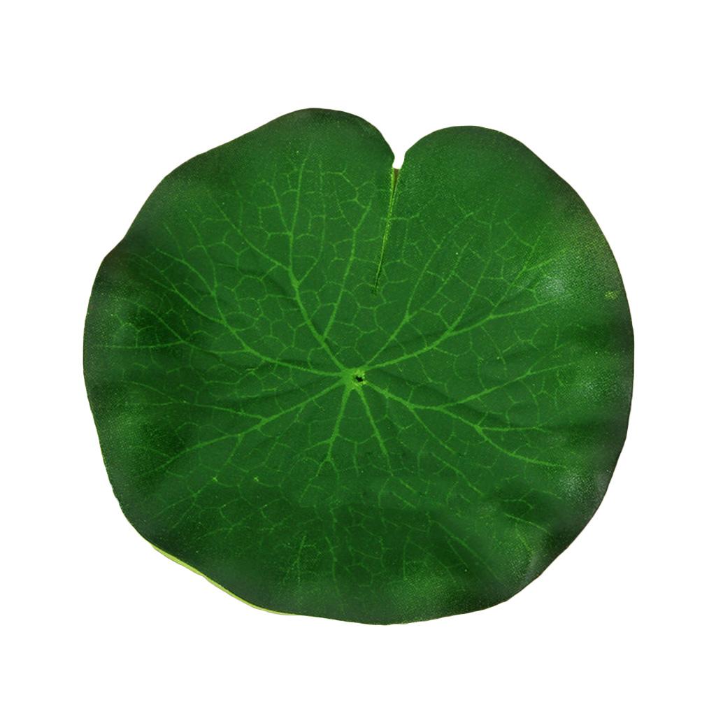 Artificial Lotus Leaves 4 Pack Waterproof Pond Plants 4 Sizes Simulation Leaf