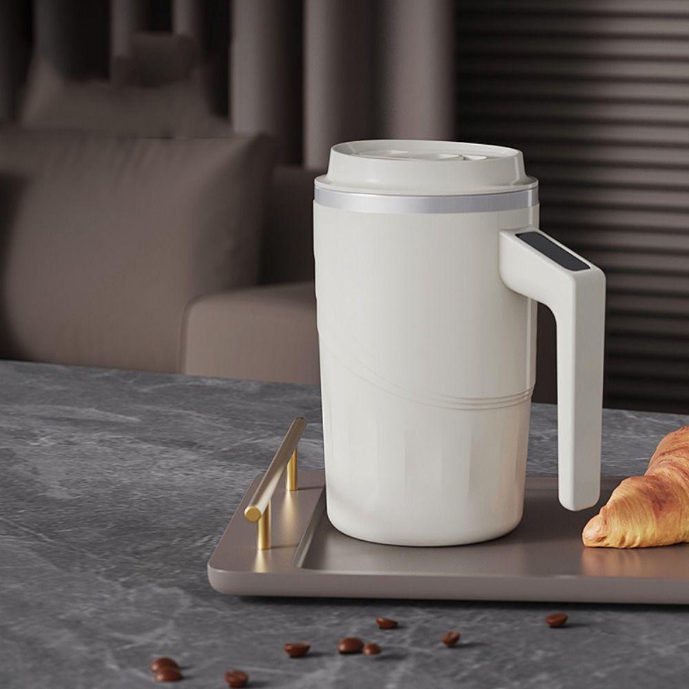 400ML Stirring Mug Large Capacity Mixing Cup Temperature Display Smart Thermal Cup Tea