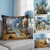 SSalvador Dali Pop Art Cushion Cover Square Pillow Bedroom Sofa Leisure Comfort Living Room Home Decoration X