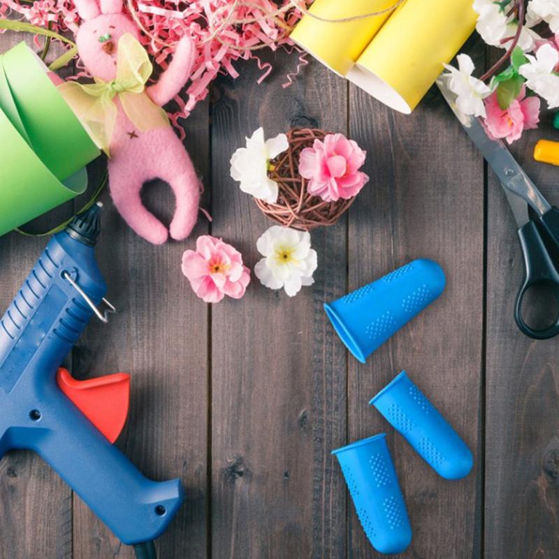 3 Stück Silikon-Fingerschutzhülle, schnittfest, hitzebeständig, rutschfest