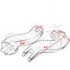 Edge Cut 10mm Rear Footpegs Mount Kit For 1993-2023 Harley Touring Road King Electra Street Glide
