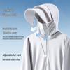 JEANSWEST LIFE Men's Ice-Feel UPF50+ Hooded Sun Protection Jacket