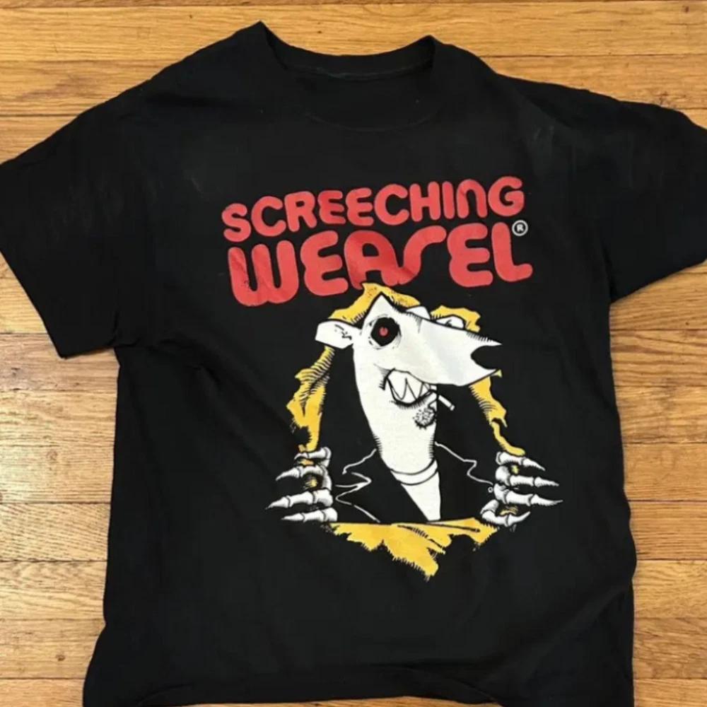 Screeching Weasel Black Band Tee Shirt S