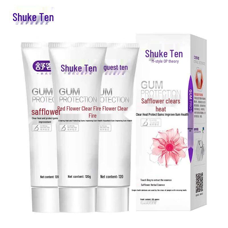 Shuke+ Safflower Fire-Clearing Toothpaste