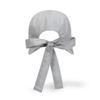 VARZAR VA Studded Ribbon Bonnet Hat Gray