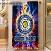 Beach TowelLeeds United Custom Name Text Personalized Soft Towel for Beach Pool Indoor Home Decor Gift