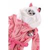 Children's Bathrobe - DISNEY - Hooded Robe - Gabby's Dollhouse - Pink - 3 Years