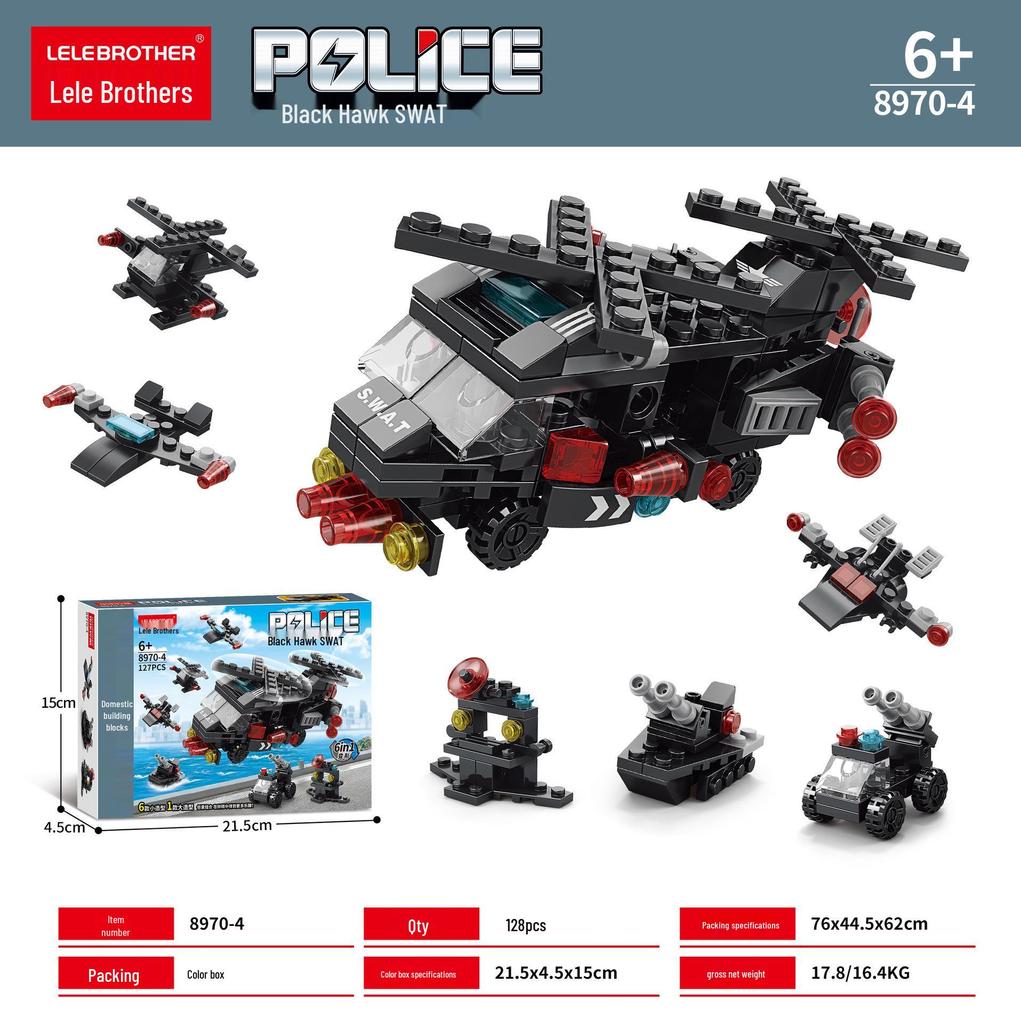 Military Mecha Aircraft Carrier & Space Rocket Building Blocks for Kids - Educational Assembly Toy