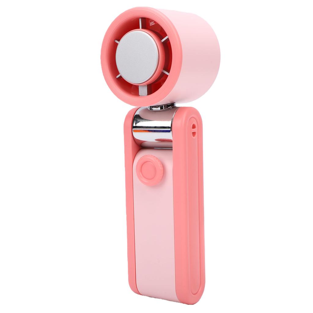 Foldable Handheld Cooling Fan 199 Speeds High Speed Ice Cooling Turbo Fan USB Rechargeable with Lanyard LED Display