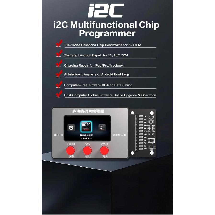 I2C EPR32 Charging Baseband Chip Programmer Read&Write of Chip Data for IPhone 5-17 PM IPad Macbook Android Boot Analysis Tools