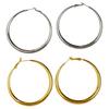 1 Pair Thick Chunky Hoop Earrings for Women, Large Round Circle Hooped Earrings, Hypoallergenic Lightweight Jewelry Gift
