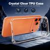 For iPhone 11 12 13 14 15 16 Air 17 Pro Max X XS XR 6 6S 7 8 Plus SE Camera Full Cover Transparent Silicone Airbag Anti Shock Phone Case Cover