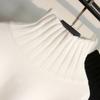 Women Pullover High Elasticity Knitted Ribbed Slim Jumper Autumn Winter Basic Female Sweater Truien Dames Turtleneck Sweater