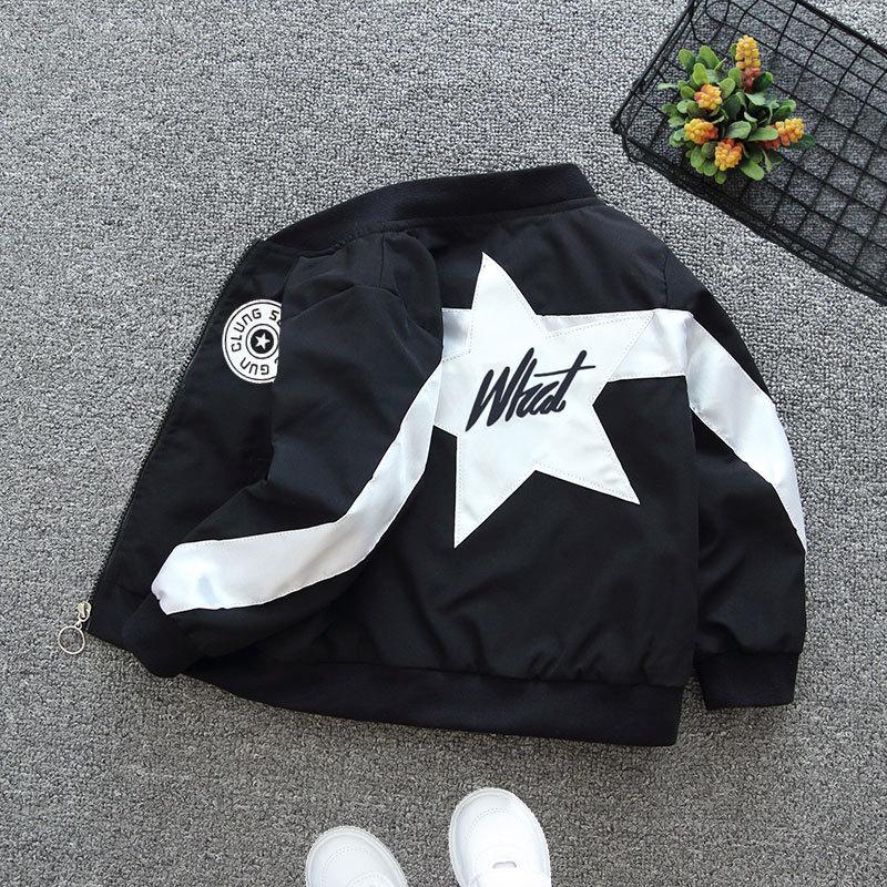 Children's Handsome Baseball Uniform 2025 Spring and Autumn Boys Leisure Cardigan Coat