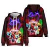 Nuova Felpa con Cappuccio Smiling Critters per Uomo Donna Stampa CARTOON Streetwear Cool