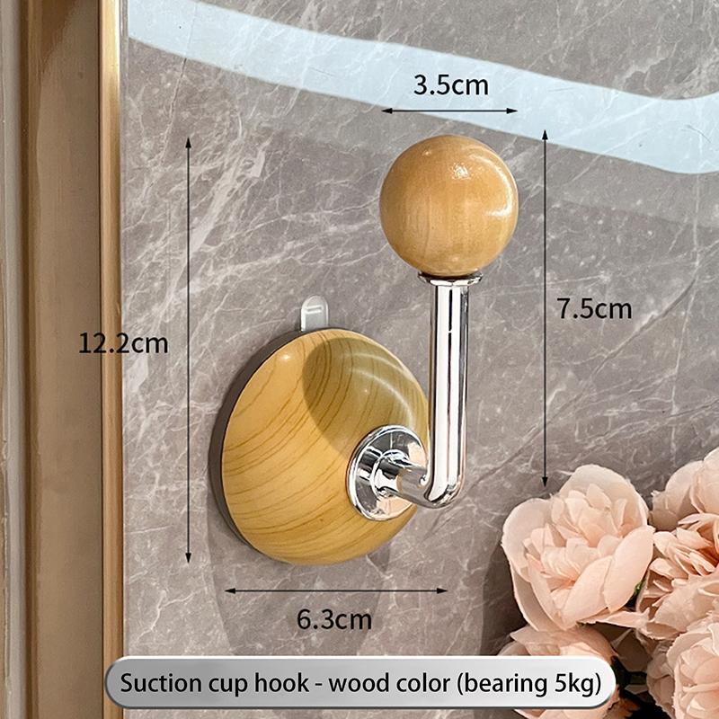 Powerful Load Bearing Suction Cup Hook Bag Hair Band Storage No Drilling Hook Hair Band Storage Tool