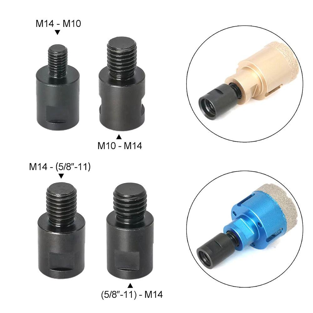 1Pcs Adaptive Shaft Thread Converter Connector M10 M14 5/8-11 Connecting Rod