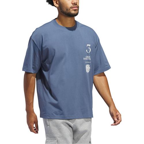 Adidas Originals LA TO THE WORLD GRAPHIC TEE T Shirt Unisex Ink Blue JI6957