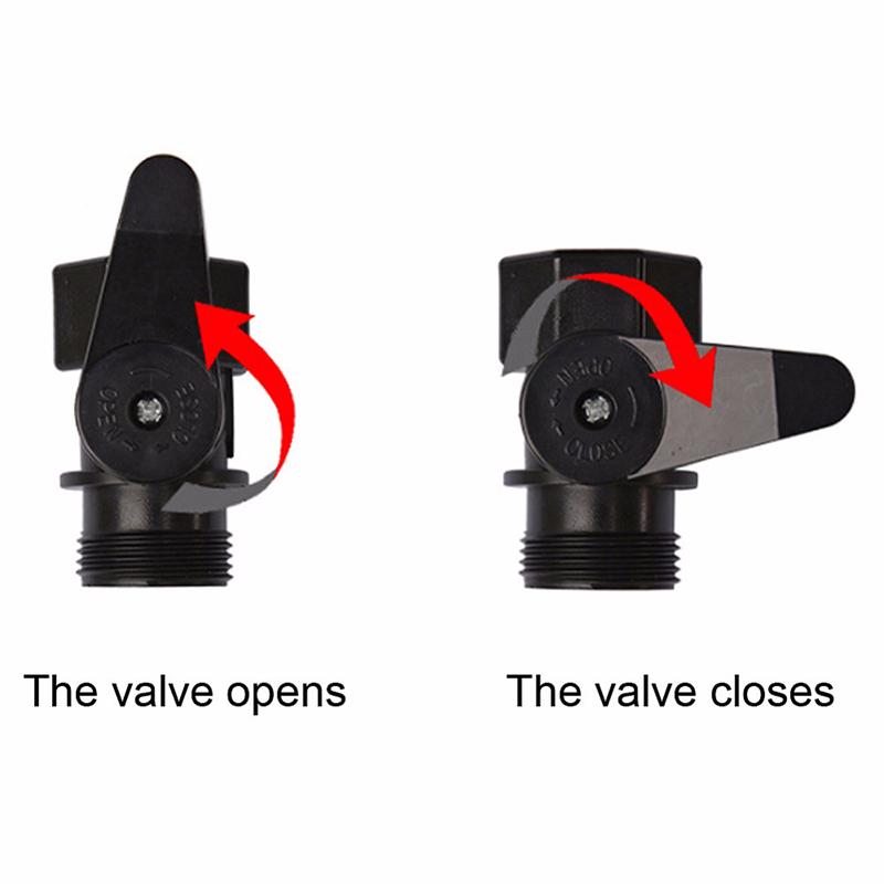 3/4 Inch Female To Male Thread Valve Garden Water Drip Irrigation Plastic Fittings Agriculture Tools Hose Adapter Shut Off Valve