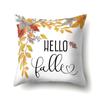 Thanksgiving Pillowcase Blessing Maple Leaf Pumpkin Sofa Cushion Cover Office Home Living Room Pillowcase