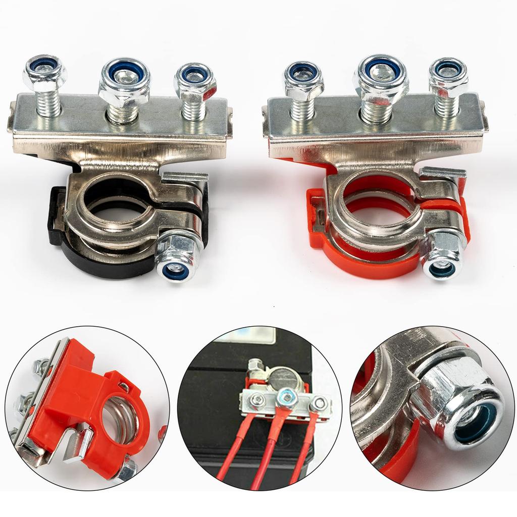 Battery Terminal Clamp Car Battery Clip D Terminal 3 Branch