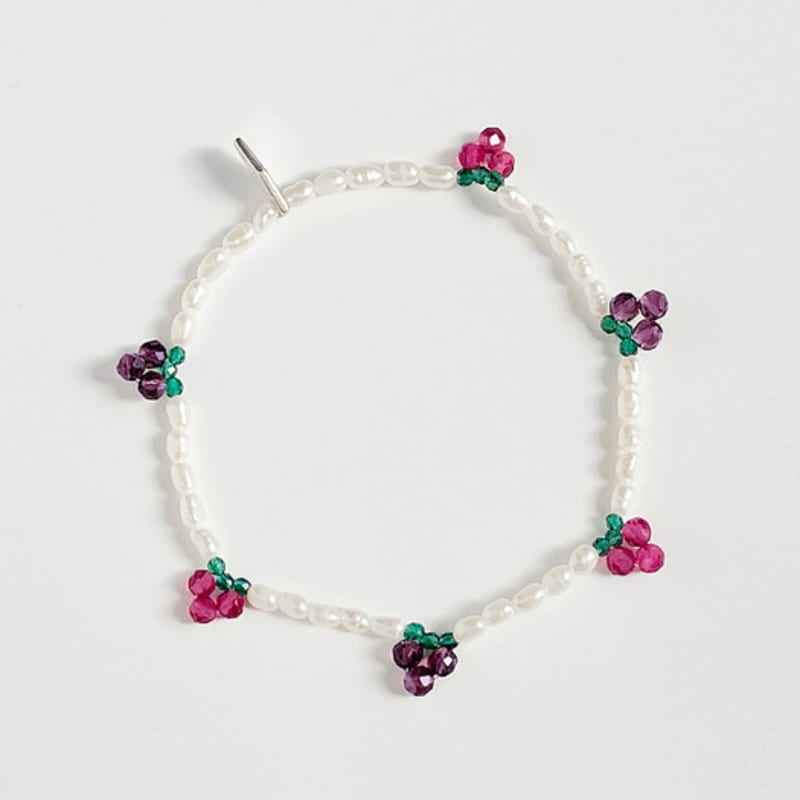 

FANTASTIC PLANET raspberry pearl bracelet raspberry pearl bracelet