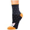 Lady Fashion Women Girls Stripe Cat Cotton Middle Tube Socks Stockings