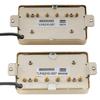 Artec LPA210 Alnico 5 Covered Humbucker Pickup for Les Electric Gold of Paul-Style Guitar, (Set 2)