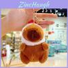 Capybara Soft Plush Keyring With Cartoon Style For Car And Home Use