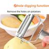 Stainless Steel Peeler Melon Potato Carrot Cucumber Multifunctional Fruit and Vegetable Tools Household Kitchen Tools Shredder