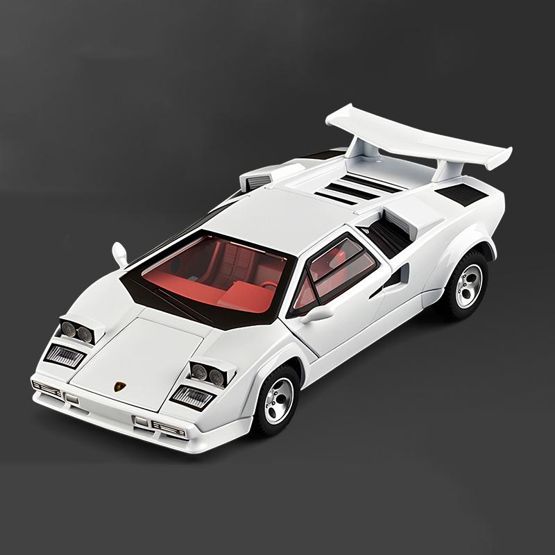 1:32 Countach Lp5000S Legierung Sportwagen Modell Diecasts Metall Rennwagen Fahrzeuge Modell Simulation Ton Licht Kinder Spielzeug Geschenk