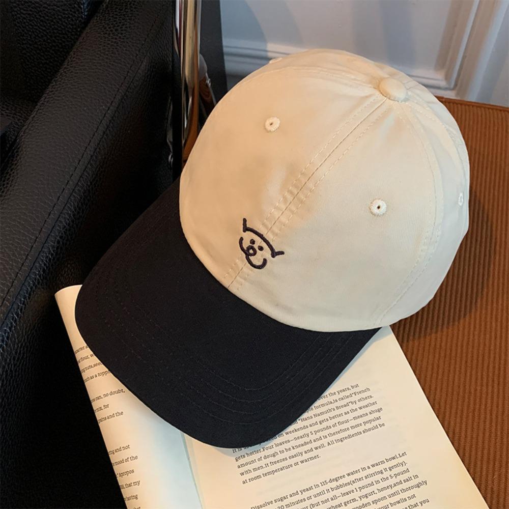 Korean Style Piggy Embroidered Cap Hip-hop Cotton Hat Simple Baseball Cap  Streetwear