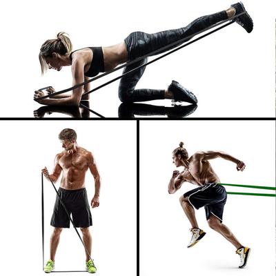 208cm Thick Stretch Resistance Band Athletic Activities Expander Elastic Pull Up Powerlifting Bands for Resistance Training and Work Practical Use