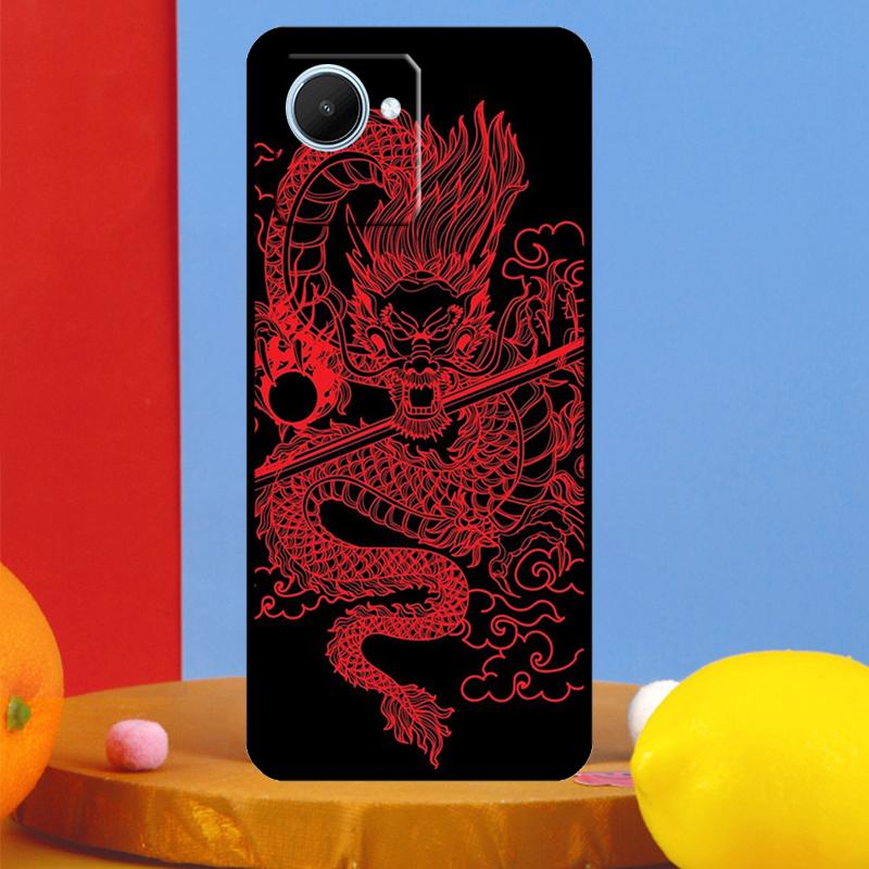 Ancient Japanese Dragon For Realme GT Neo 5 6 9 10 11 12 Pro Plus C11 C25 C21Y C30 C31 C33 C35 C51 C53 C55 C67 Case