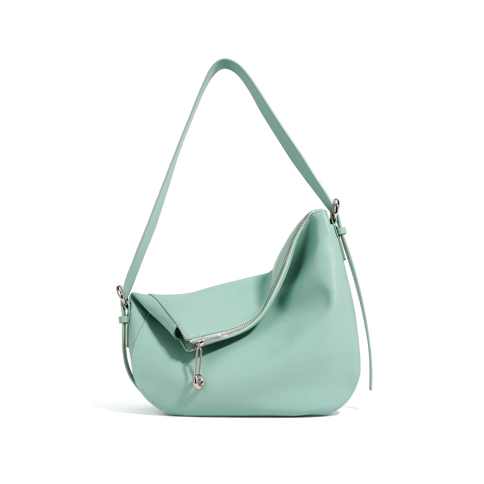 

Cowhide tote bag women s large capacity 2025 new high-end texture commuter shoulder messenger big bun mother bag лунный камень синий