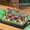 Suzhou Garden puzzle mikročástice sestavení typ stavební blok etnický styl stavebnice hračka