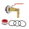 55 Container Tap, Faucet, Brass, External Bucket, Oil Drum Water Hardware Connection, 2P Thread