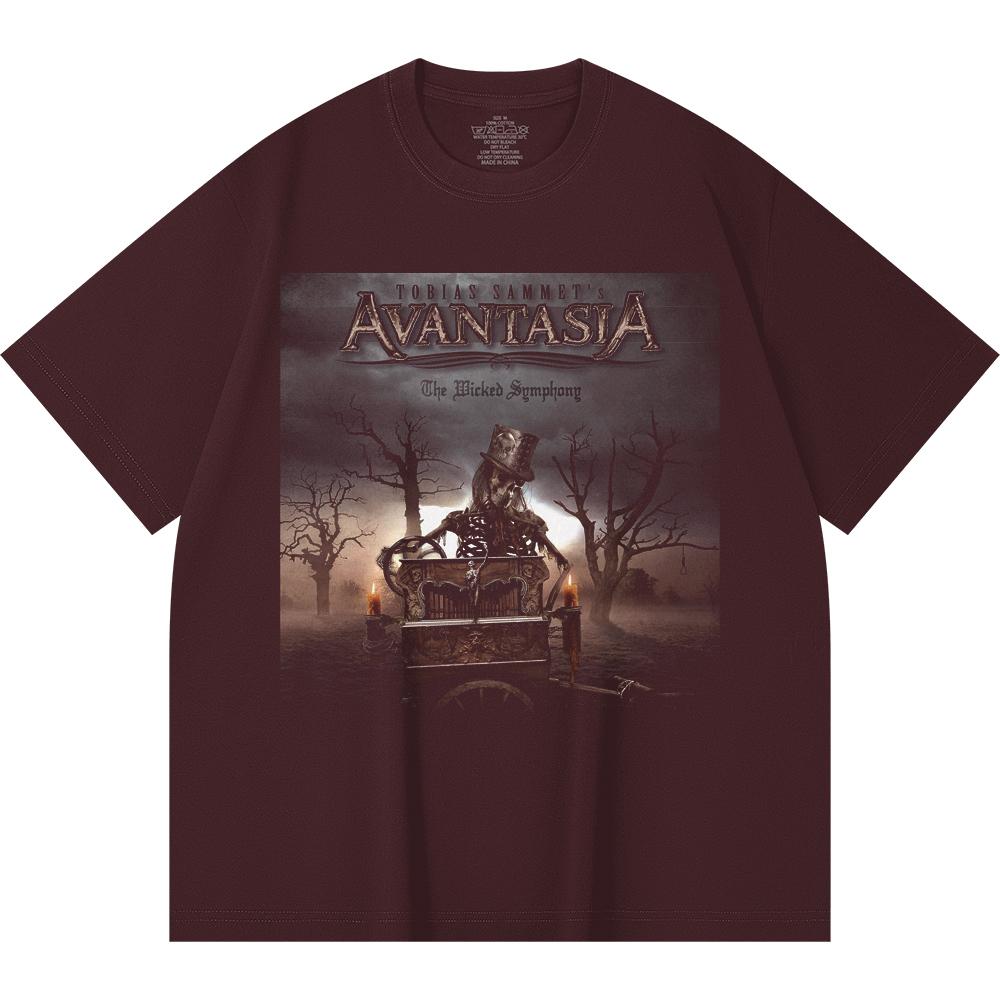 230 Gsm 100% Cotton Heavy Metal T-Shirt  Rock Band Popular Music Print Unisex Heavy Cotton T Shirt