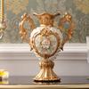 Europa Vintage Harz Vase Blumenarrangement Ornamente Haus Wohnzimmer Schreibtisch Einrichtung Dekoration Café Büro Zubehör Artikel