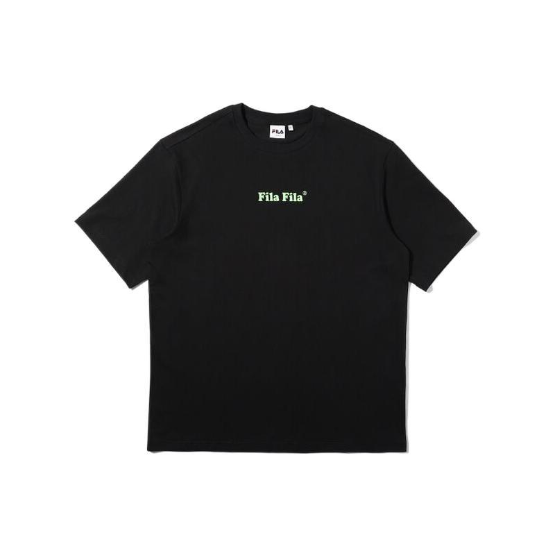 FILA T Shirts Unisex Green Crew Neck Moderate Straight Fit FS2RSD2126X-GNL 95