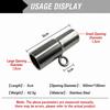 Two Opening Diameters Octopus Hook Straightener Stainless Steel Hook Corrector  Outdoor Maintenance