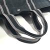 Hermes Fourre ToutGM Fourre Tout GM Tote Bag Shoulder Bag Canvas Black/gray