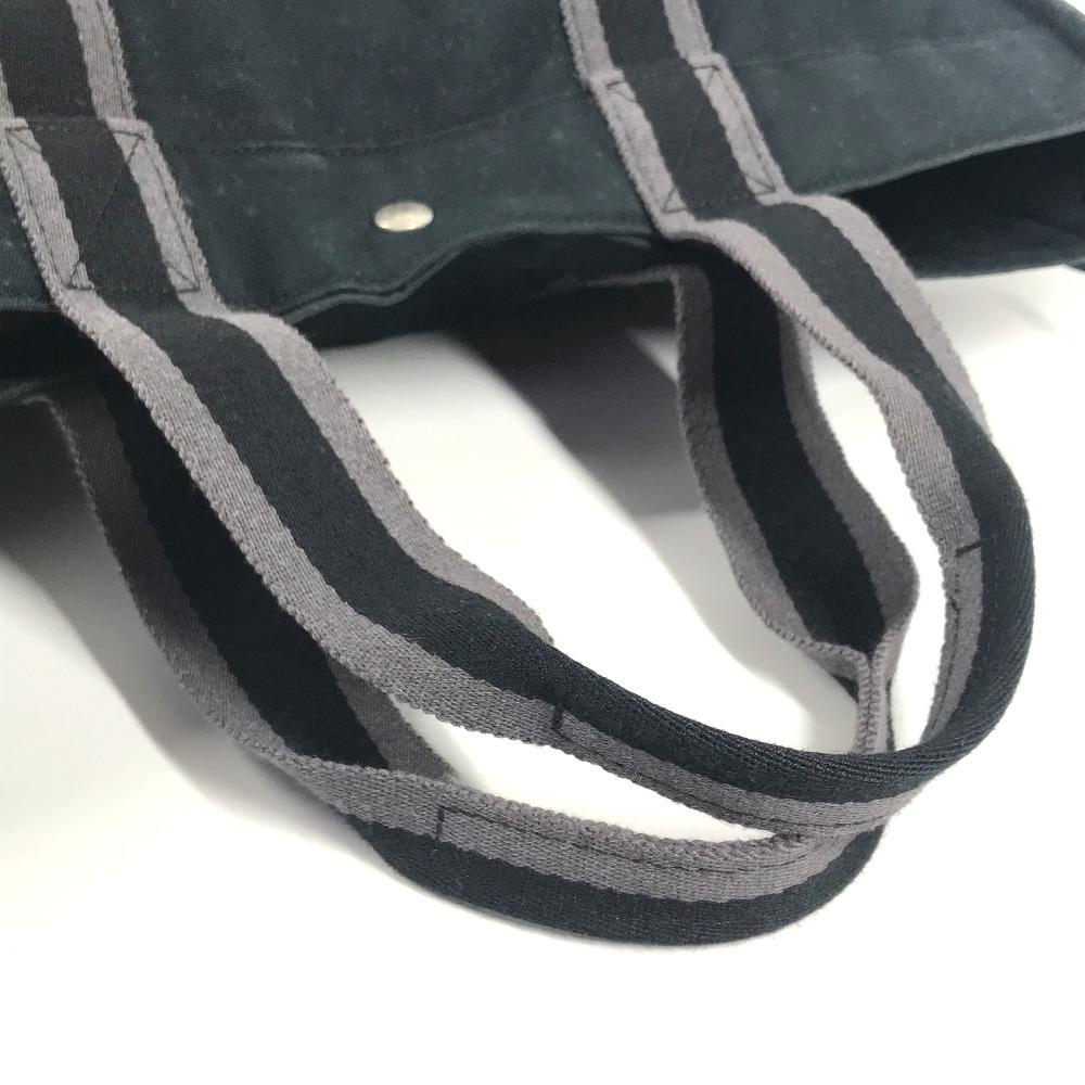 Hermes Fourre ToutGM Fourre Tout GM Tote Bag Shoulder Bag Canvas Black/gray